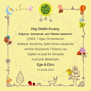 Öğretmenler Günü Herkese 7 Ağaç